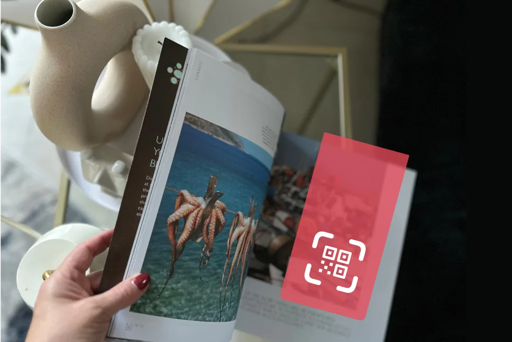 QR Code Werbung in Printmedien