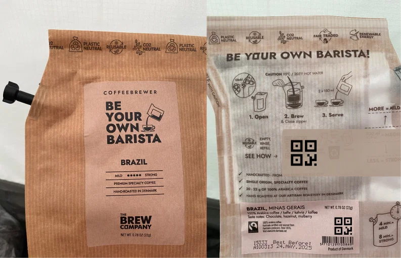 QR Code auf Produktverpackungen